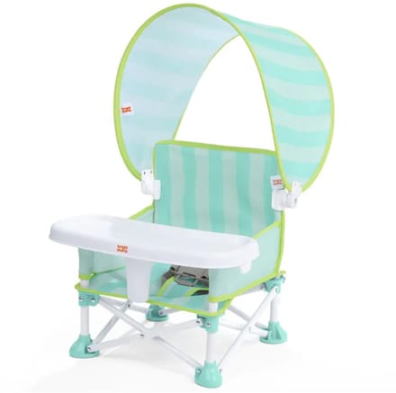 Bright Starts draagbare booster seat kinderstoel cabana - ideaal voor onderweg.