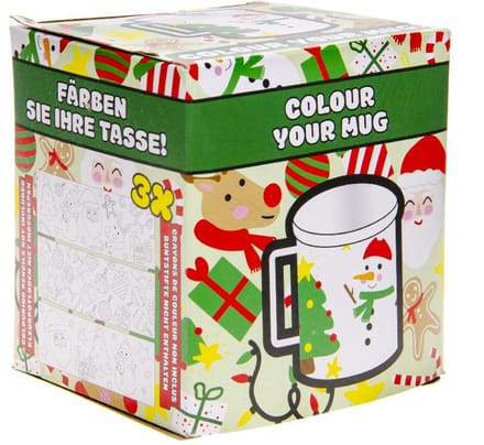 Duckiez Kleur Je Eigen Beker Kerstmis - 1 stuk