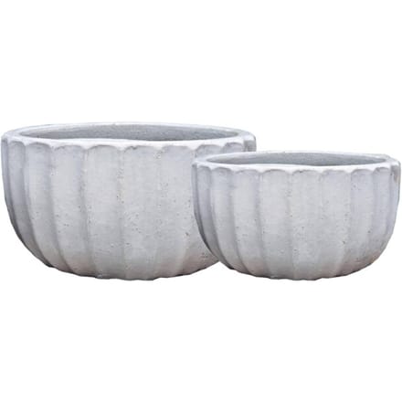 PTMD - Pot Rae - Grijs - 55x55x32cm - Set van 2
