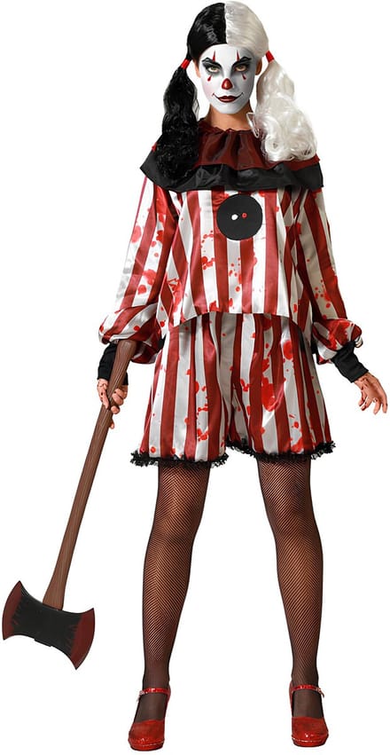ATOSA - Nightmare Clown Kostuum voor dames - XL