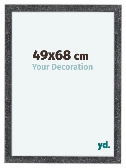 Your Decoration - Fotolijst 49x68 cm - MDF - Grijs Geveegd - Como