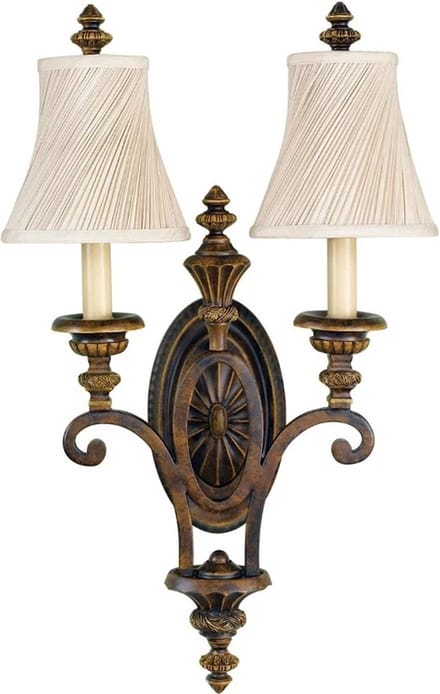 Wandlamp - Steady Lighting - Metaal -  - E27 - L: 18.4cm - Voor Binnen - Woonkamer - Eetkamer - Walnut