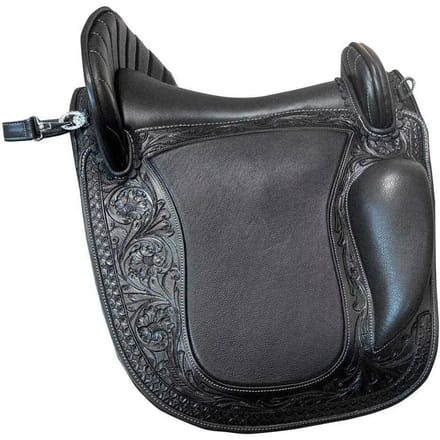 Saddle voor Spaanse paard Zaldi Treeles