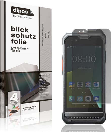 dipos – Matte Privacy Screenprotector geschikt voor Hytera PNC460 | Anti-Spy Beschermfolie