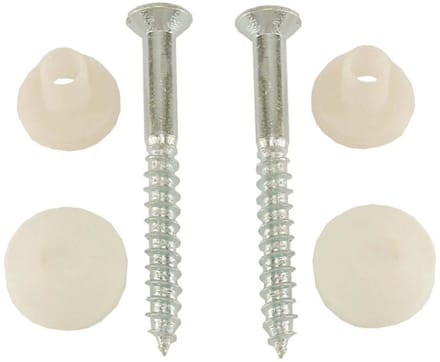 Riko Potschroevenset zonder plug 2 stuks 5.5 x 60 mm afdekdop pergamon