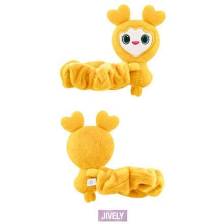 TWICE LOVELY Scrunchie - DIT IS VOOR Jively yellow