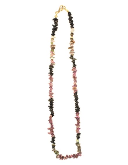 Toermalijn watermeloen splitketting (multi)