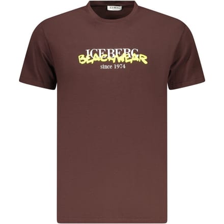 Iceberg Neon Katoenen T-Shirt voor Mannen