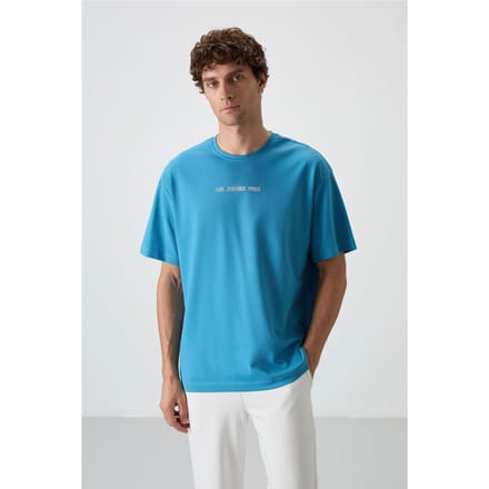 Oversized Geprinte Crew Neck T-shirt