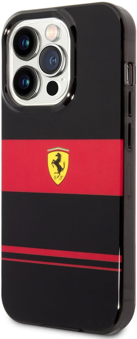 Bescherming Ferrari iPhone 14 Pro 6,1" black hardcase IMD Combi Magsafe