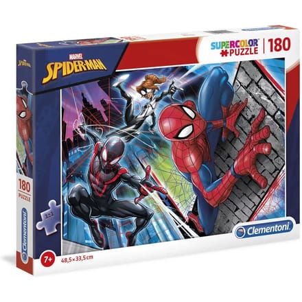 Clementoni - Puzzel - 180 Stukjes - Spider-Man - Kinderen - Vanaf 7 Jaar
