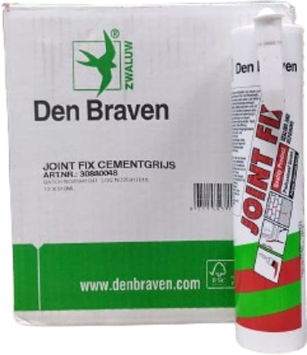 Joint fix Cementgrijs 12 stuks in doos koker 310ml Zwaluw