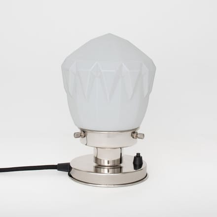 Tafellamp Rocket 20's Nikkel - Art Deco Trade
