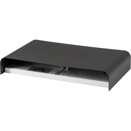 Nowodvorski Lighting Wandlamp Haga, donkergrijs, metaal, 25 cm breed, G9