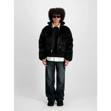 Damesjack Alpha Industries Fur Puffer