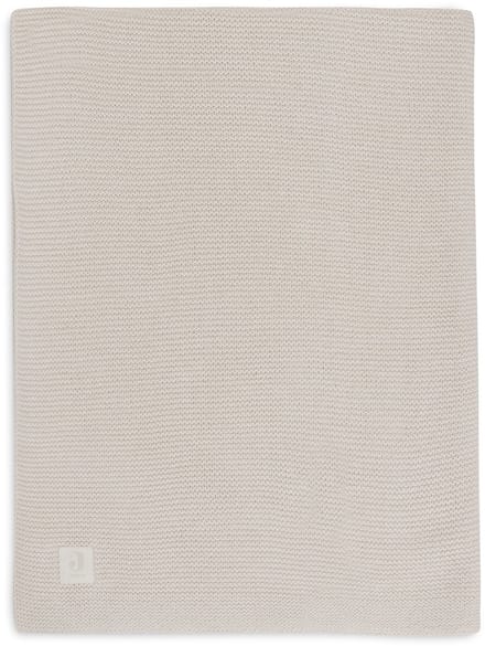 Jollein Baby Deken Wieg - 75x100cm - Basic Knit - Oatmeal