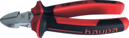 HAUP zijkniptang 2112, le 165mm, afwerking verchr, ge\xefsoleerd