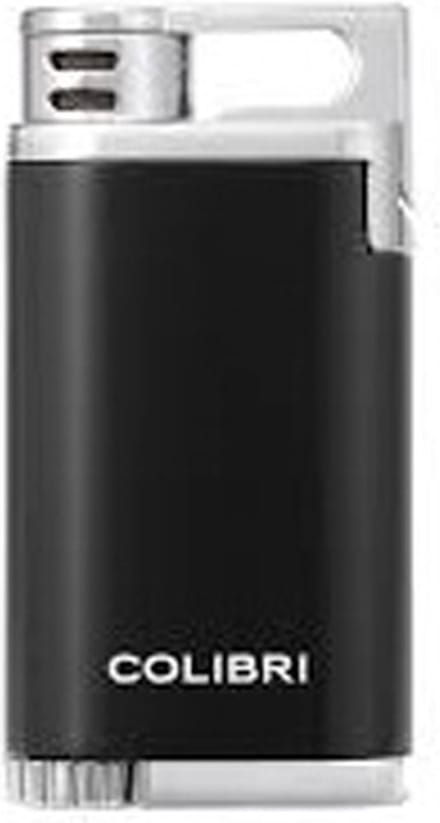 Colibri Aansteker Belmont Black+Chrome