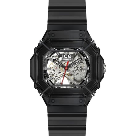 Ice Watch BEWATCH 2 - Black skeleton 025686 Horloge - Siliconen - Zwart - Ø 48 mm