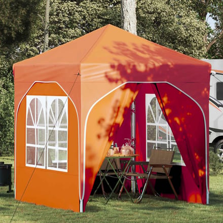 vidaXL - Pop-up - Feesttent - 192 - x - 192 - x - 245 - cm - Oranje