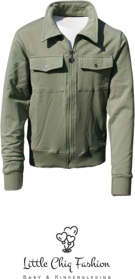 LewyLou NO4 Sweat Vest Groen – Robuust & Functioneel – Urban Adventure