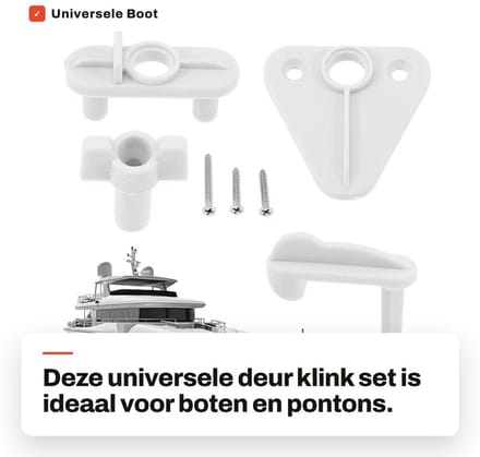 Dailygoods - Universele Boot Deur Klink Set van 4 voor Marine Toepassingen