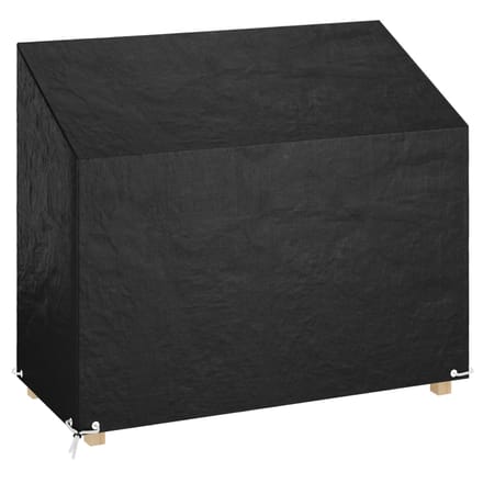 vidaXL - Tuinbankhoes - met - 8 - oogjes - 160x70x70/88 - cm - polyetheen
