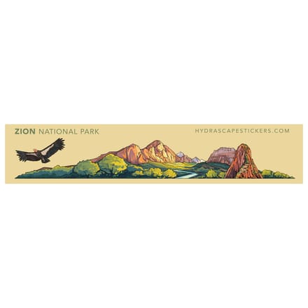 Hydrascape - Zion Miniscape - Outdoor Sticker