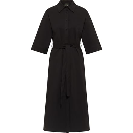 Dreimaster Overhemd blouse jurk Dames zwart