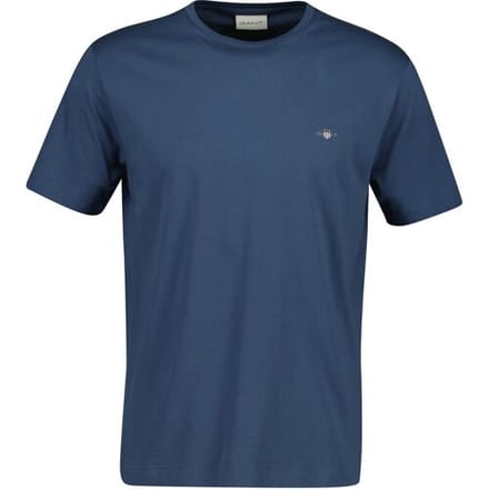 Gant T-Shirt Archive Shield Cotton Crew Neck Short Sleeve Naval Blue / male