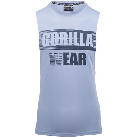 Gorilla Wear Lopez Drop Armhole Tank Top - Stonewash Blauw - S