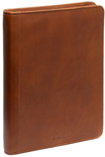The Chesterfield Brand Aktetas Moreton Document Case Cognac Bruine
