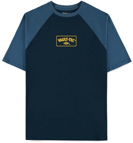 Fallout - Vault Boy Raglan Tshirt - 2XL - Donkerblauw