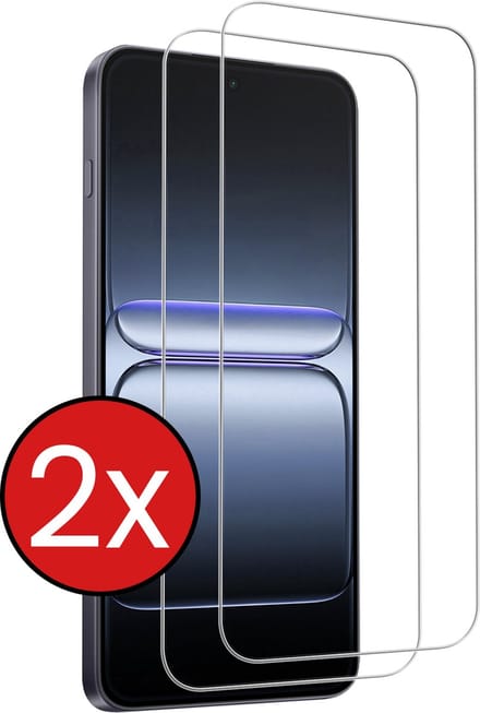 Screenprotector - 2 Stuks - Geschikt voor OnePlus Nord CE5 - Extra Sterk - Beschermglas - Gehard Glas - Tempered Glass - Screen Protector