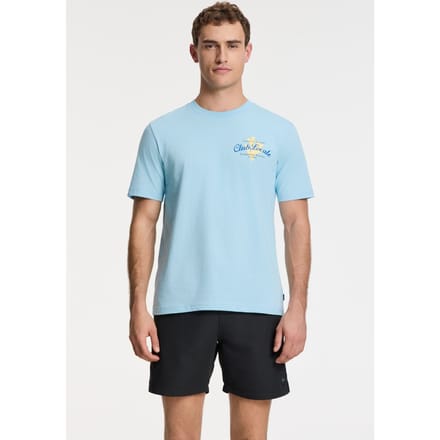 Shiwi Liam Regular T-shirt Paradise Blue Sky Taglia: M | Magliette basic Outlet | Uomo | Blu