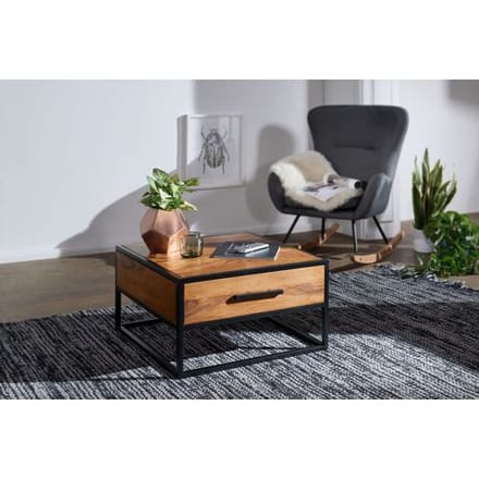 Wohnling Sheesham salontafel 65 cm