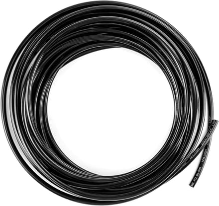 "QIN® Compressor Slang - Persluchtslang - Spiraalslang - Zwart - 10cm x 6cm x 4cm "