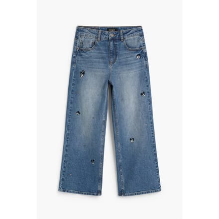 Dames Wide Leg Jeans Desigual Mickey