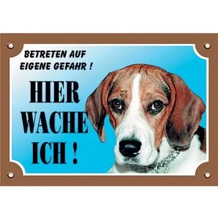 Hond aanwijsbord Nobby Pet Beagle