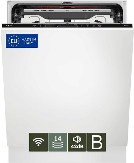 AEG FSK75778P EcoLine - Inbouwvaatwasser - 14 couverts