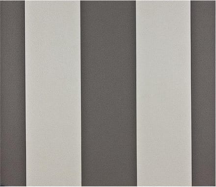 Dutch Wallcoverings - Vliesbehang blokstreep grijs/wit