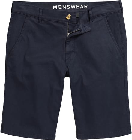Men Plus - Heren - MEN+ Chino Bermuda - Navy blauw - Maat 62