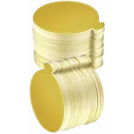 200 Stuks Gouden Taartbodemplaat 3,5 inch Ronde Taartpad voor Mini Taarten Muffins Koekjes Mousse Brownies Cupcakes Pizza beige