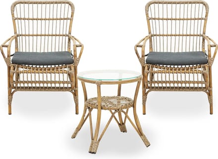 Vita Lester loungeset nature met hoge tafel