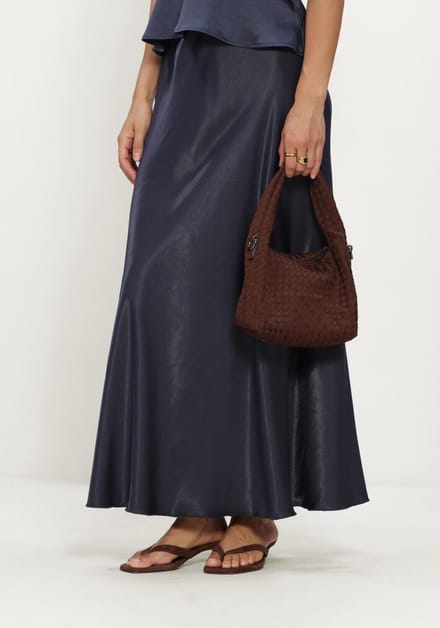 MSCH Copenhagen Mschnicolette Ullas Skirt Rokken Dames - Donkerblauw - Maat S