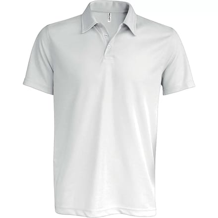 PROACT® Herensportpolo PA482 - White - S