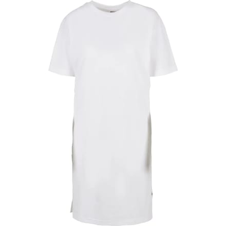 Urban Classics - Organic Oversized Slit Korte jurk - XS - Wit