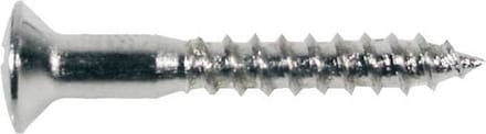 Boston WS-04-C Chroom Ovalen Schroeven 3,5x25mm (12 stuks)