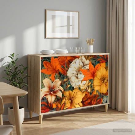 vidaXL - Dressoir - GENNEP - Sonoma - 102 - x - 33 - x - 75 - cm - Bewerkt - hout