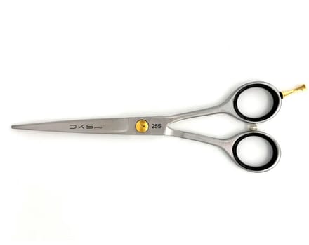 DKS Pro 255 Knipschaar 6.5 Inch – Professionele Kappersschaar – 420J2 RVS – Classic Greep – Rechtshandig – Satin Zilver